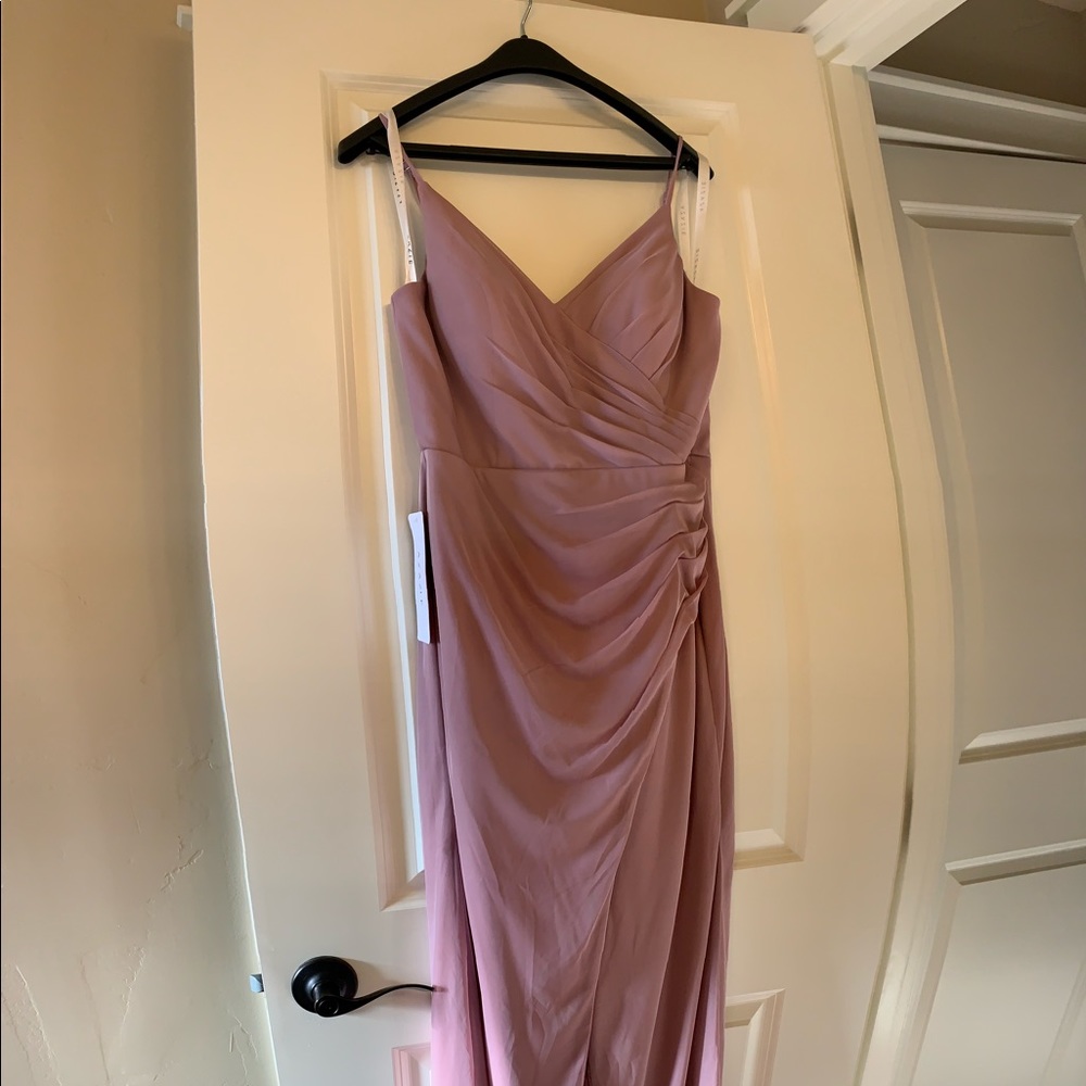Azazie bridesmaid dress in dusty mauve NWT